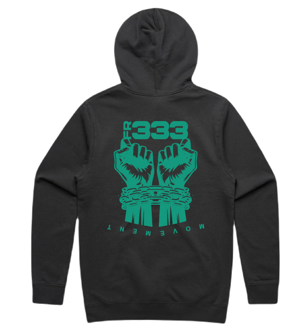 Free from chains printed hoodie - Image 4