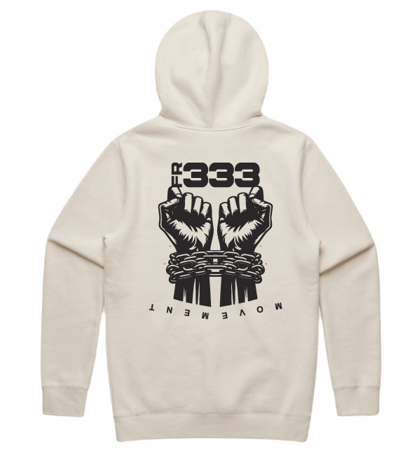 Free from chains printed hoodie - Image 2