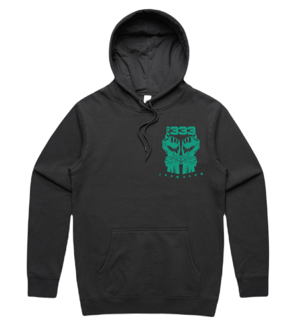 Free from chains printed hoodie - Image 3