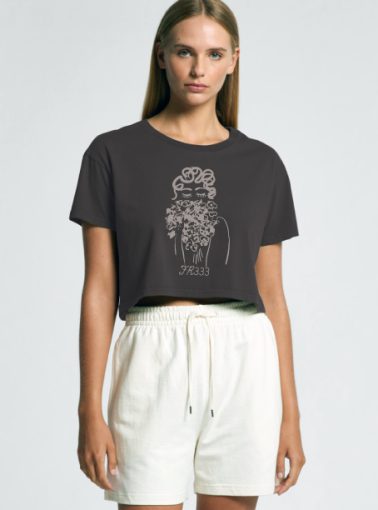 Fr333 Faded Crop Tee