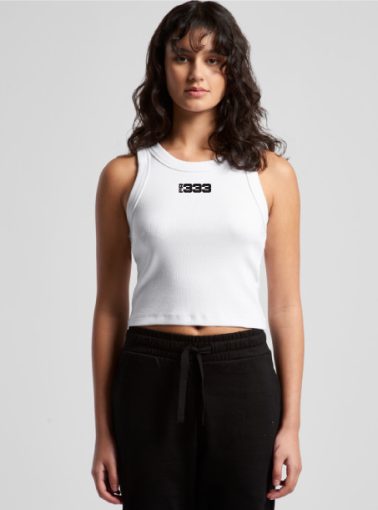 Fr333 Organic Rib Crop Tank 4064G